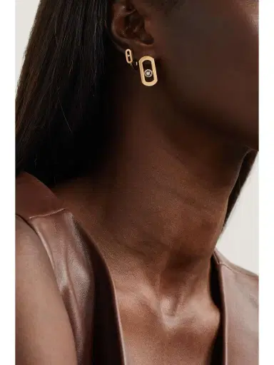 Messika Move Citizen 18-karat Gold Diamond Earrings | Thumbnail 4 Messika Move Citizen 18-karat Gold Diamond Earrings | Thumbnail 4