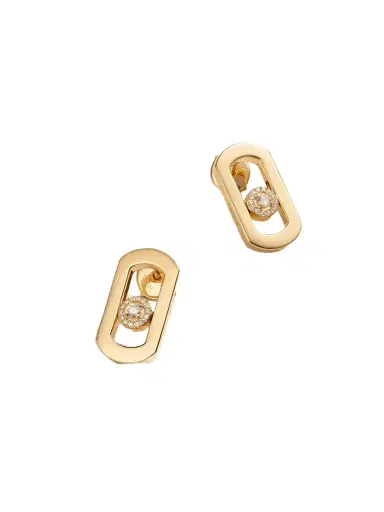 Messika Move Citizen 18-karat Gold Diamond Earrings | Thumbnail 1 Messika Move Citizen 18-karat Gold Diamond Earrings | Thumbnail 1