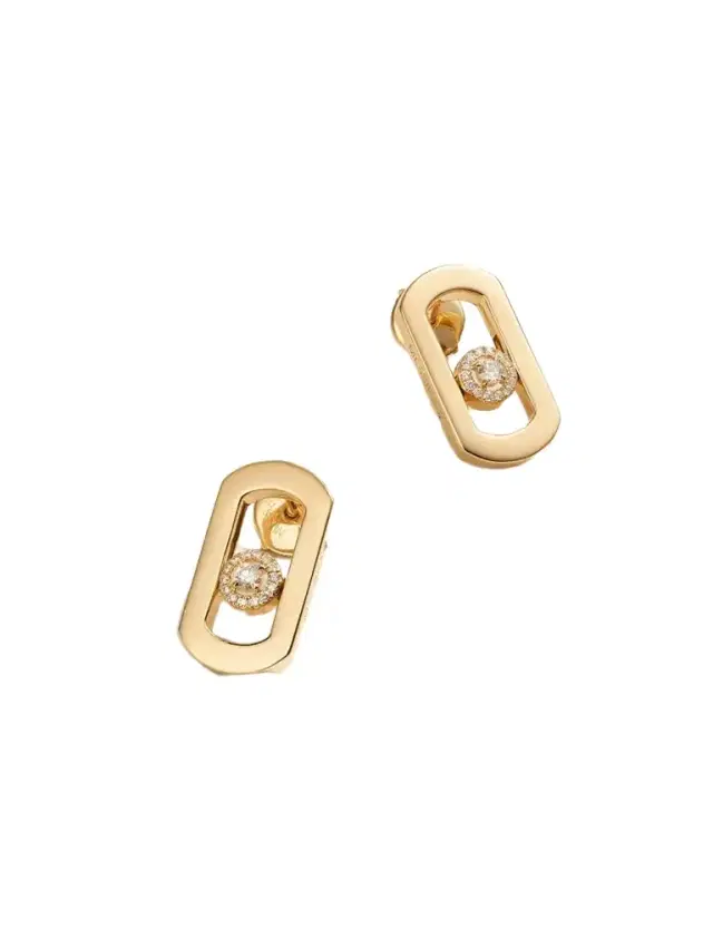 Messika Move Citizen 18-karat Gold Diamond Earrings