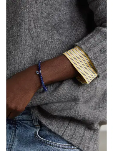 Sydney Evan Evil Eye 14-karat Gold, Sapphire And Enamel Bracelet | Thumbnail 2 Sydney Evan Evil Eye 14-karat Gold, Sapphire And Enamel Bracelet | Thumbnail 2