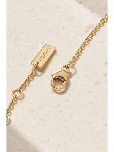 Messika Lucky Eye 18-karat Gold, Malachite And Diamond Bracelet | Thumbnail 3