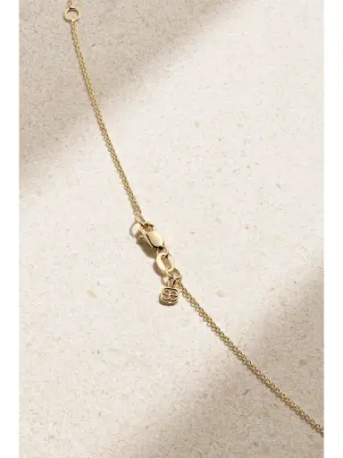 Sydney Evan Large Monstera Leaf 14-karat Gold Diamond Necklace | Thumbnail 3 Sydney Evan Large Monstera Leaf 14-karat Gold Diamond Necklace | Thumbnail 3