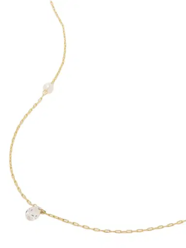 Mizuki Sea Of Beauty 14-karat Gold, Pearl And Diamond Necklace | Thumbnail 1 Mizuki Sea Of Beauty 14-karat Gold, Pearl And Diamond Necklace | Thumbnail 1