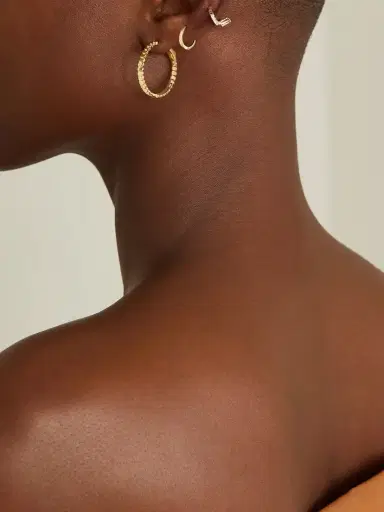 Anita Ko Luna 18-karat Gold Hoop Earrings | Thumbnail 2