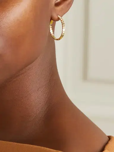 Anita Ko Luna 18-karat Gold Hoop Earrings | Thumbnail 4