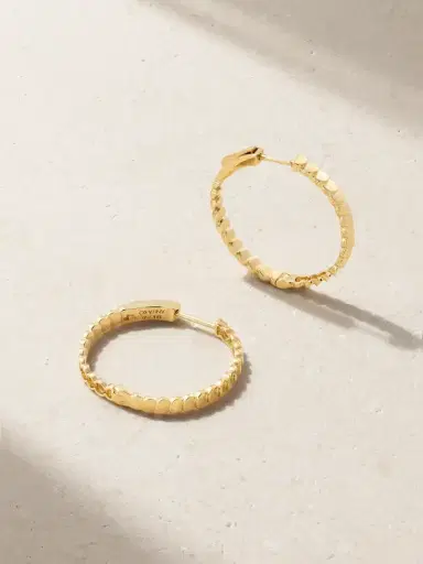 Anita Ko Luna 18-karat Gold Hoop Earrings | Thumbnail 1