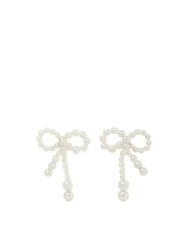 Sophie Bille Brahe Rosette De Perles 14-karat Gold Pearl Earrings