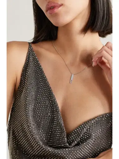 Messika My First Diamond 18-karat White Gold Diamond Necklace | Thumbnail 2 Messika My First Diamond 18-karat White Gold Diamond Necklace | Thumbnail 2