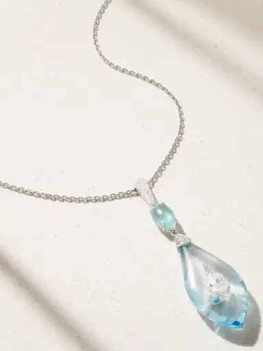 Boghossian 18-karat White Gold Multi-stone Necklace | Thumbnail 1 Boghossian 18-karat White Gold Multi-stone Necklace | Thumbnail 1