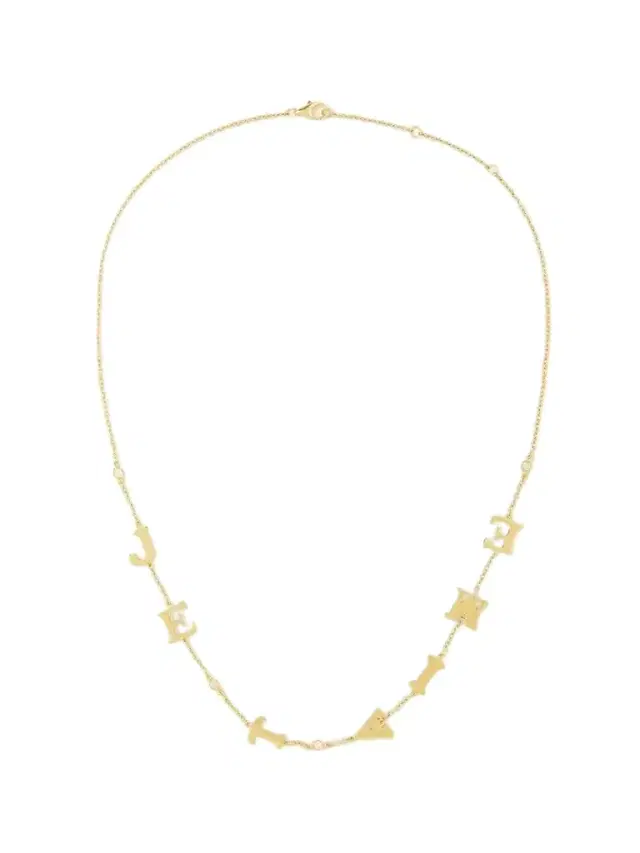 Je T'aime 9-karat Gold Diamond Necklace