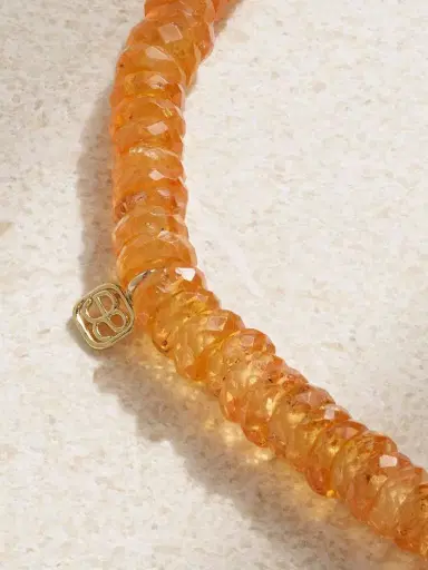 Sydney Evan Luck And Protection 14-karat Spessartine Bracelet | Thumbnail 3 Sydney Evan Luck And Protection 14-karat Spessartine Bracelet | Thumbnail 3