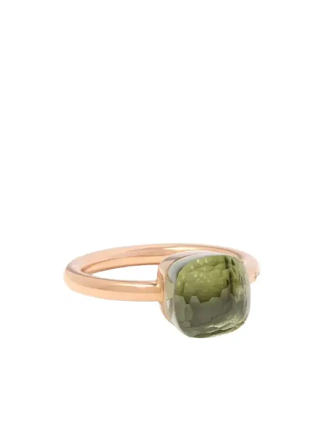 Nudo Petit 18-karat Rose Gold Prasiolite Ring