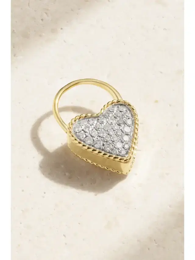 9-karat Gold Diamond Single Earring