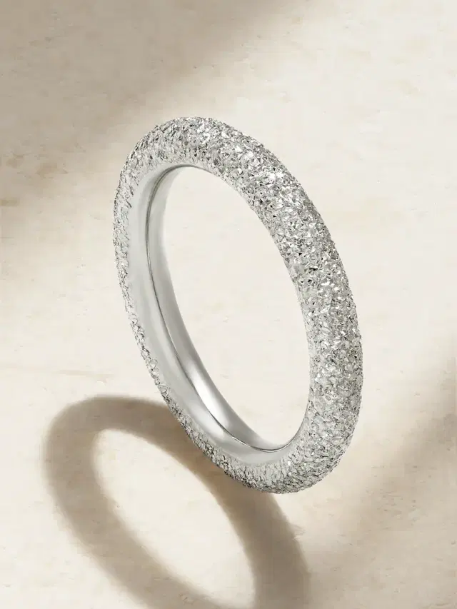 Florentine 18-karat White Gold Ring - 6