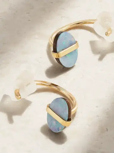 Melissa Joy Manning 14-karat Recycled Gold Opal Earrings | Thumbnail 3 Melissa Joy Manning 14-karat Recycled Gold Opal Earrings | Thumbnail 3