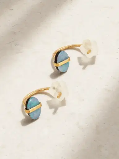 Melissa Joy Manning 14-karat Recycled Gold Opal Earrings | Thumbnail 1 Melissa Joy Manning 14-karat Recycled Gold Opal Earrings | Thumbnail 1