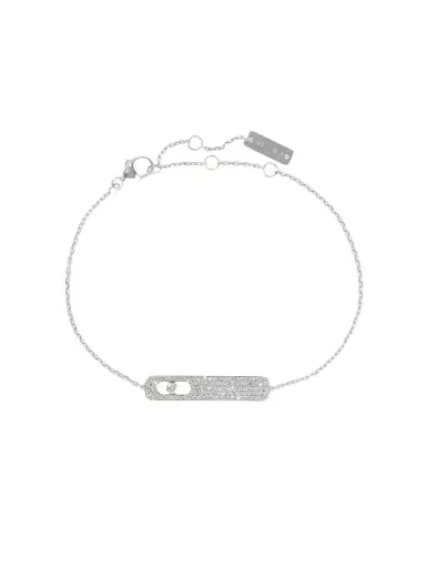 Messika My First Diamond 18-karat White Gold Diamond Bracelet | Thumbnail 1 Messika My First Diamond 18-karat White Gold Diamond Bracelet | Thumbnail 1