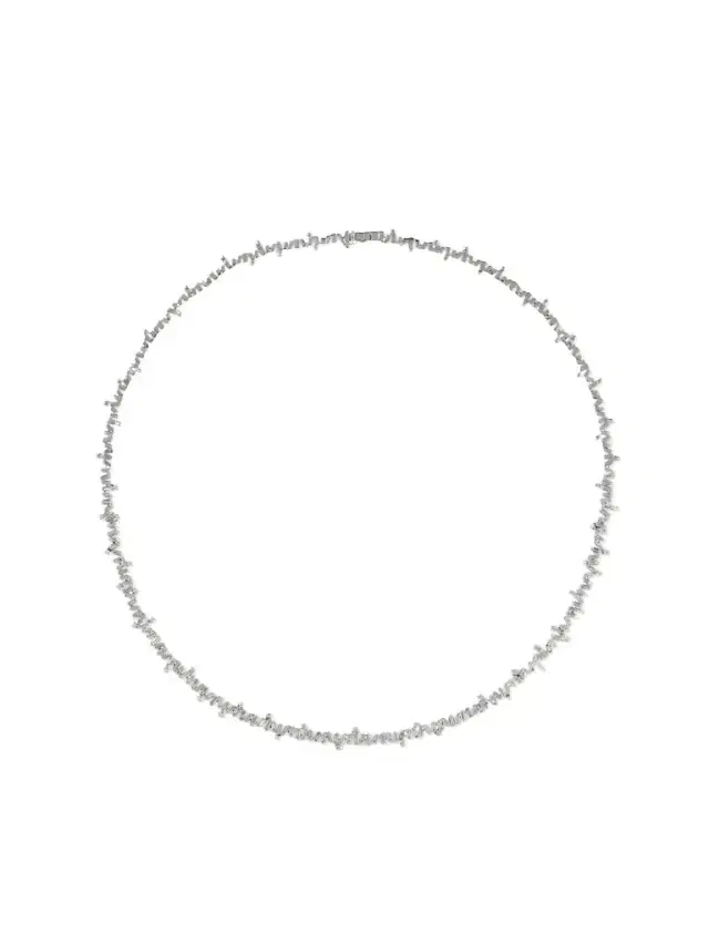 18-karat White Gold Diamond Necklace