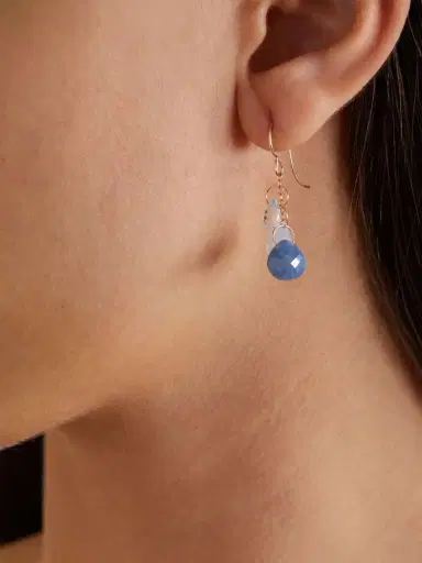 Melissa Joy Manning 14-karat Recycled Gold Multi-stone Earrings | Thumbnail 4 Melissa Joy Manning 14-karat Recycled Gold Multi-stone Earrings | Thumbnail 4