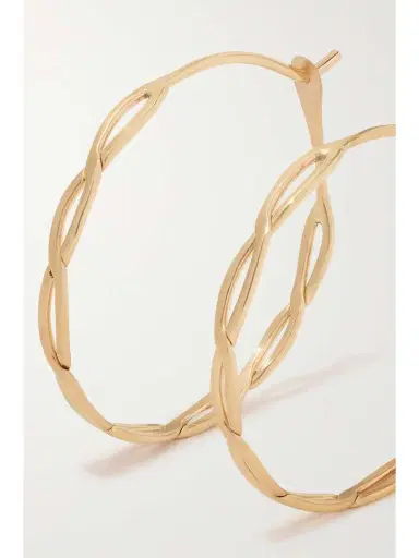 Melissa Joy Manning 14-karat Recycled Gold Hoop Earrings | Thumbnail 5 Melissa Joy Manning 14-karat Recycled Gold Hoop Earrings | Thumbnail 5