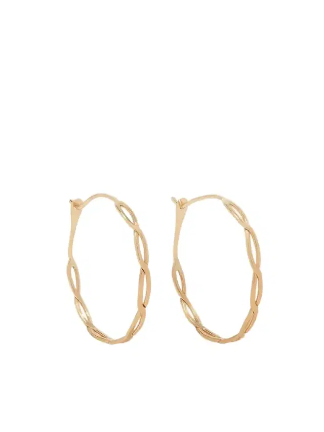 Melissa Joy Manning 14-karat Recycled Gold Hoop Earrings