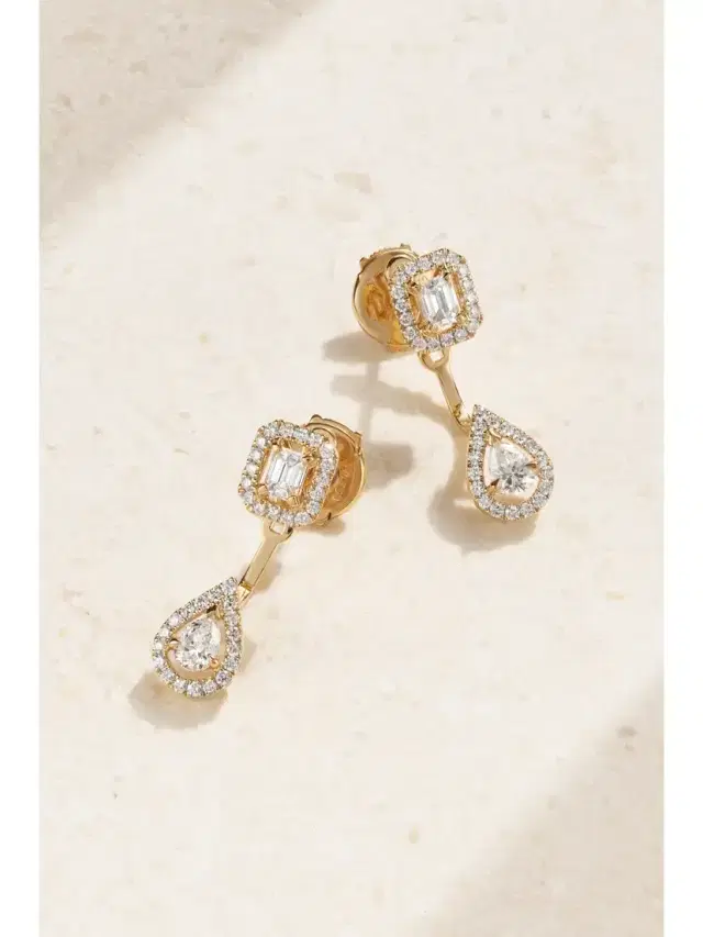 My Twin Toi & Moi 18-karat Gold Diamond Earrings
