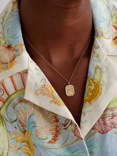 Sydney Evan Icon 14-karat Gold Diamond Necklace | Thumbnail 2 Sydney Evan Icon 14-karat Gold Diamond Necklace | Thumbnail 2