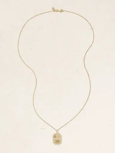 Sydney Evan Icon 14-karat Gold Diamond Necklace | Thumbnail 4 Sydney Evan Icon 14-karat Gold Diamond Necklace | Thumbnail 4
