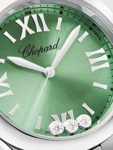 Chopard Happy Sport Stainless Steel, Diamond And Tsavorite Watch | Thumbnail 5