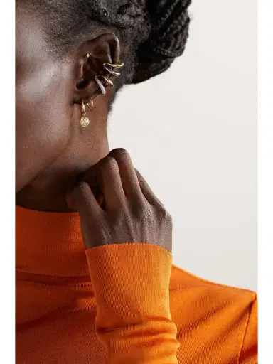 Gemella Intertwin 18-karat White And Yellow Gold Ear Cuff | Thumbnail 2 Gemella Intertwin 18-karat White And Yellow Gold Ear Cuff | Thumbnail 2
