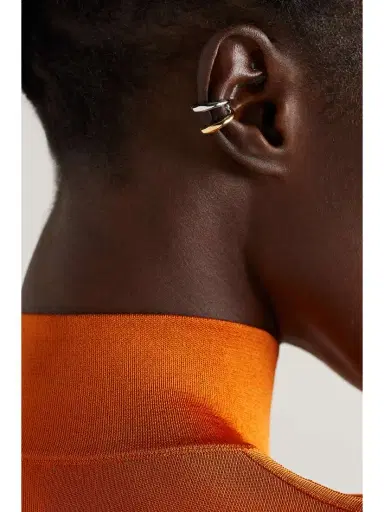 Gemella Intertwin 18-karat White And Yellow Gold Ear Cuff | Thumbnail 4 Gemella Intertwin 18-karat White And Yellow Gold Ear Cuff | Thumbnail 4