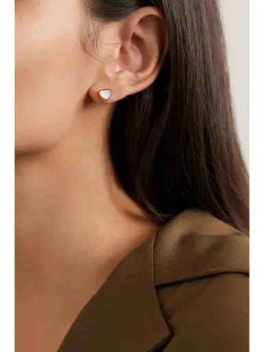 Chopard My Happy Hearts 18-karat Rose Gold Mother-of-pearl Single Earring | Thumbnail 2 Chopard My Happy Hearts 18-karat Rose Gold Mother-of-pearl Single Earring | Thumbnail 2
