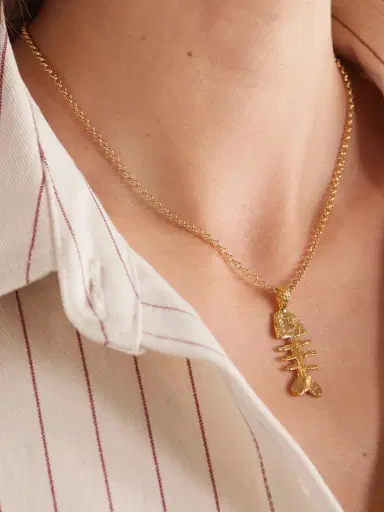 Alighieri + Net Sustain The Silhouette Of Summer Gold-plated Necklace | Thumbnail 2