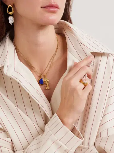 Alighieri + Net Sustain The Silhouette Of Summer Gold-plated Necklace | Thumbnail 5
