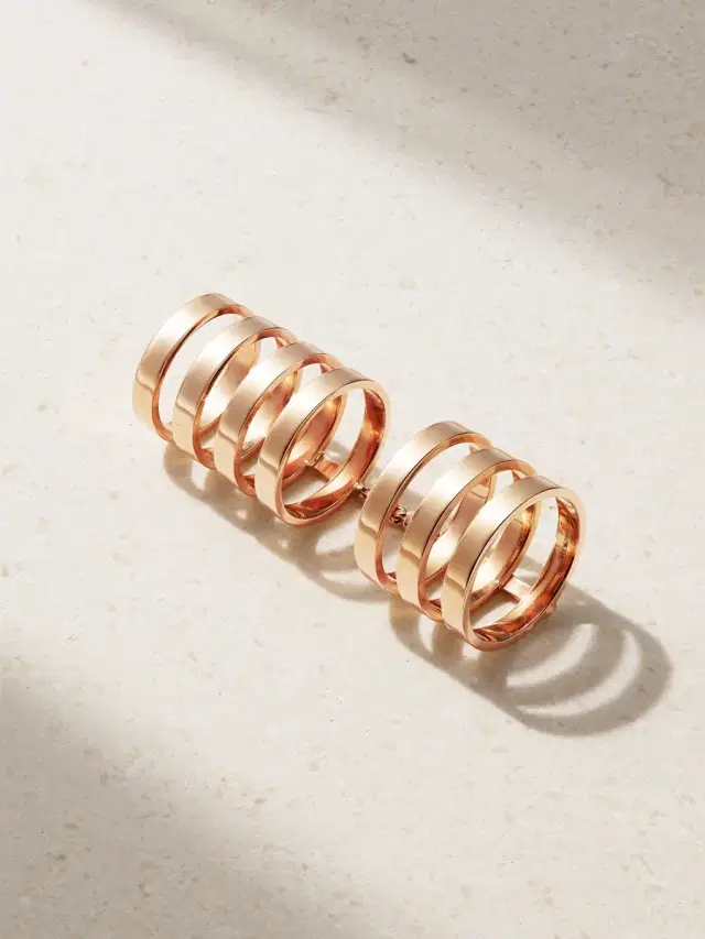 Berbère 18-karat Rose Gold Ring - 54