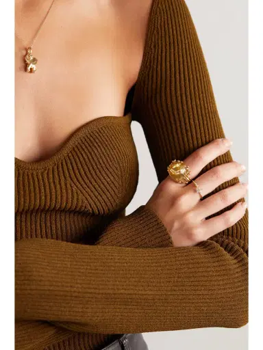 OLE LYNGGAARD COPENHAGEN Boho 18-karat Gold, Quartz And Diamond Ring | Thumbnail 6