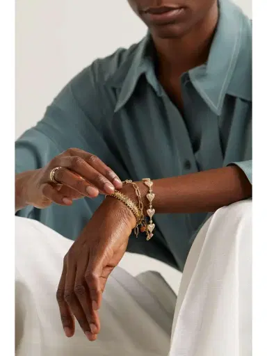 Marlo Laz Southwestern 14-karat Gold Diamond Bracelet | Thumbnail 4 Marlo Laz Southwestern 14-karat Gold Diamond Bracelet | Thumbnail 4