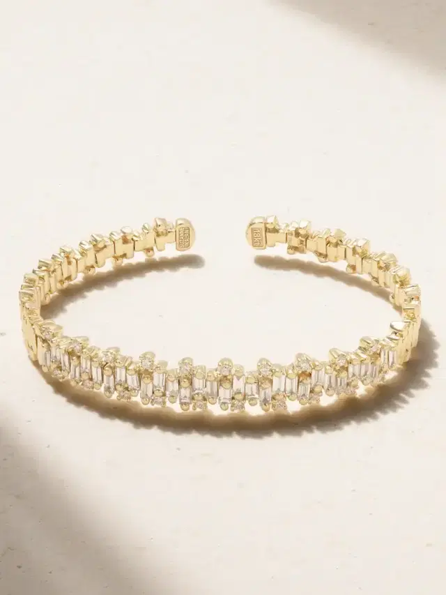 Shimmer 18-karat Gold Diamond Bracelet