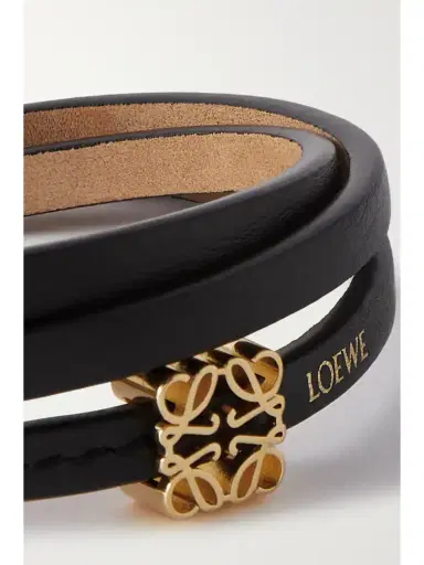 Loewe + Paula's Ibiza Leather And Gold-tone Wrap Bracelet | Thumbnail 4 Loewe + Paula's Ibiza Leather And Gold-tone Wrap Bracelet | Thumbnail 4