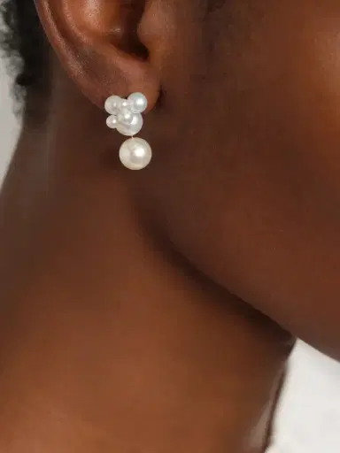 Sophie Bille Brahe Bisou 14-karat Gold Pearl Earring | Thumbnail 2 Sophie Bille Brahe Bisou 14-karat Gold Pearl Earring | Thumbnail 2