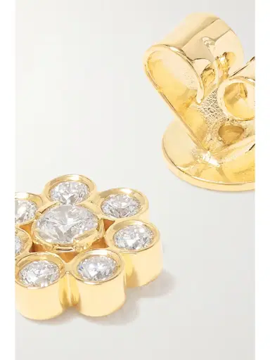 Sophie Bille Brahe Bellis Deux 18-karat Gold Diamond Single Earring | Thumbnail 4 Sophie Bille Brahe Bellis Deux 18-karat Gold Diamond Single Earring | Thumbnail 4