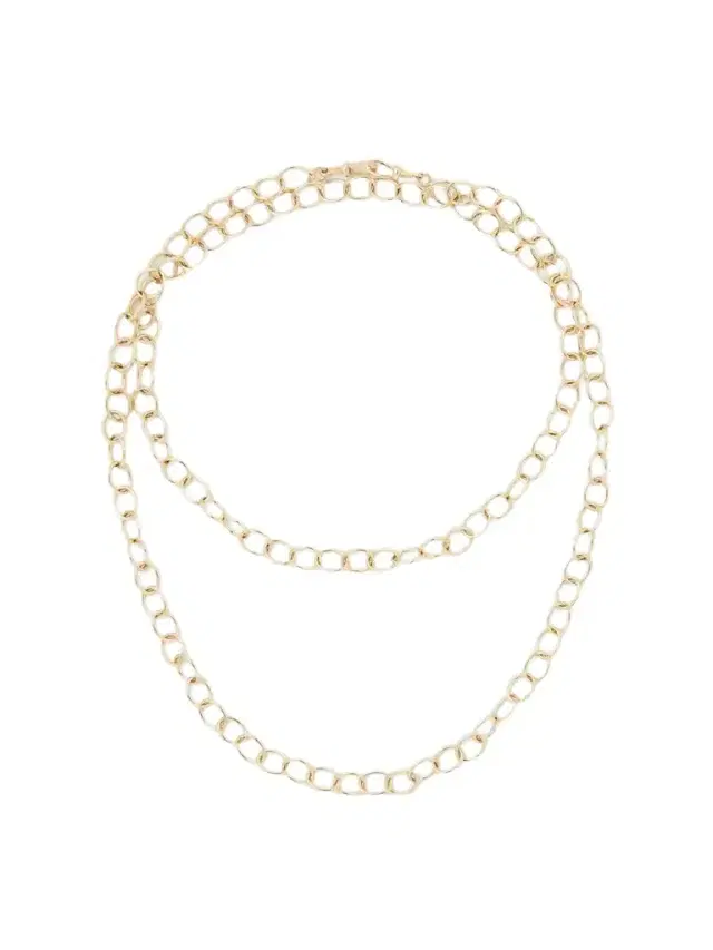 Micro Rosa 14-karat Gold Necklace