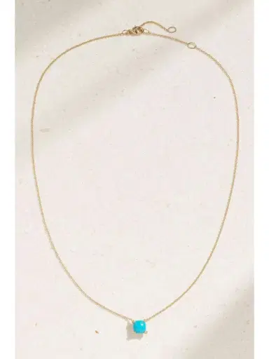 David Yurman Petite Châtelaine 18-karat Gold, Turquoise And Diamond Necklace | Thumbnail 4 David Yurman Petite Châtelaine 18-karat Gold, Turquoise And Diamond Necklace | Thumbnail 4