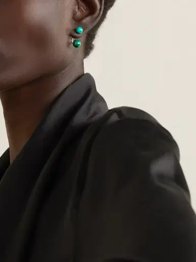 Mateo 14-karat Gold Malachite Earrings | Thumbnail 2 Mateo 14-karat Gold Malachite Earrings | Thumbnail 2