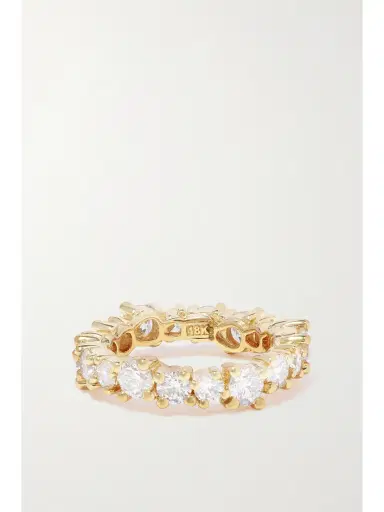Suzanne Kalan Eternity 18-karat Gold Diamond Ring | Thumbnail 3 Suzanne Kalan Eternity 18-karat Gold Diamond Ring | Thumbnail 3