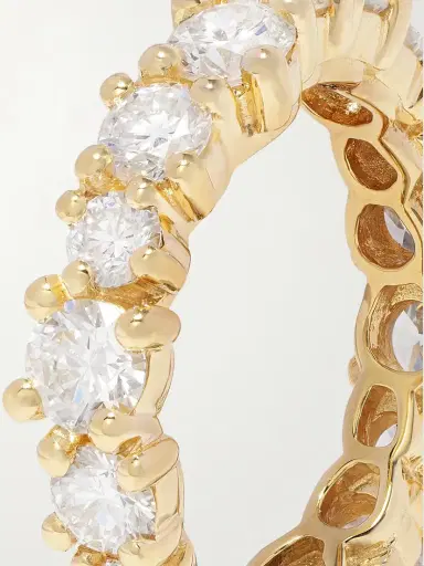 Suzanne Kalan Eternity 18-karat Gold Diamond Ring | Thumbnail 4 Suzanne Kalan Eternity 18-karat Gold Diamond Ring | Thumbnail 4
