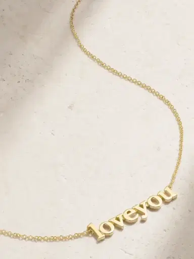 Jennifer Meyer Love You 18-karat Gold Necklace | Thumbnail 1 Jennifer Meyer Love You 18-karat Gold Necklace | Thumbnail 1