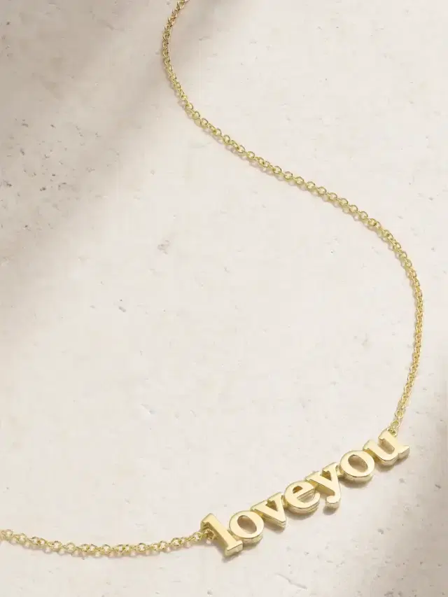 Love You 18-karat Gold Necklace