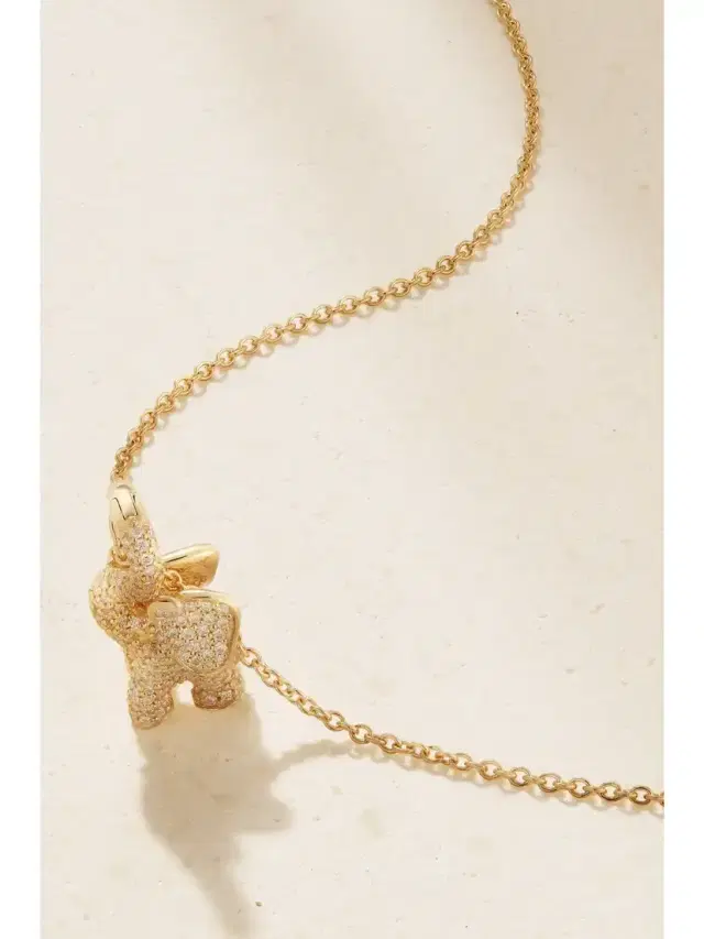 OLE LYNGGAARD COPENHAGEN 18-karat Gold Diamond Necklace