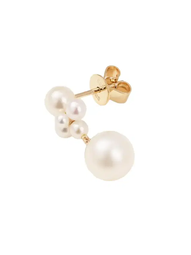 Thyra 14-karat Recycled Gold Pearl Single Earring